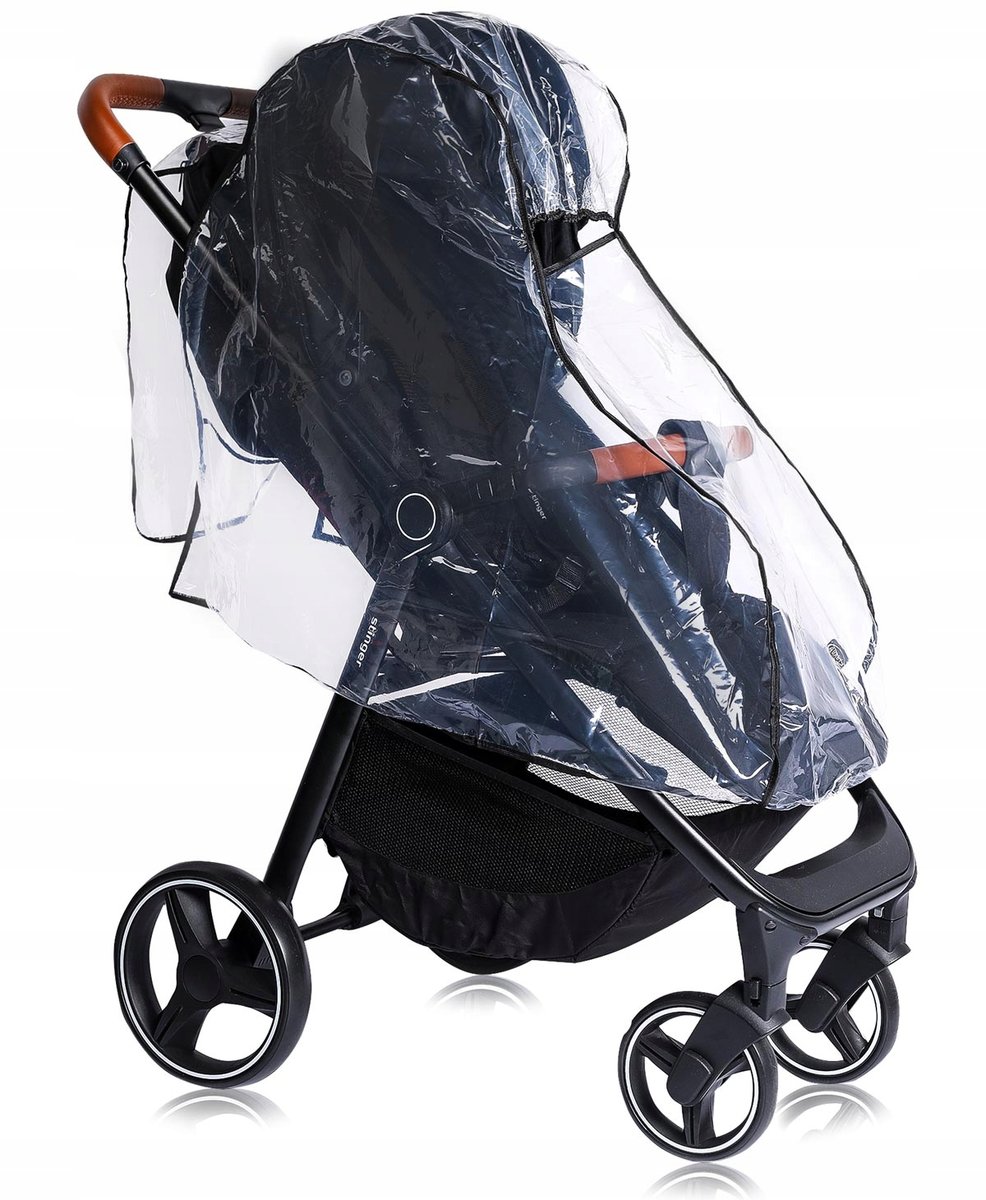 Matpol Matpol Folia Przeciwdeszczowa 2W1 Na Gondolę I Spacerówkę Wózek Głęboki Spacerowy