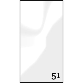 Folia transferowa 1 metr wzór nr 51 - do zdobień lakierów hybrydowych, żeli uv i akrylu - zapakowana w tubkę - AlleBeauty