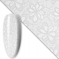 Folia transferowa do paznokci KORONKA White Nr 1