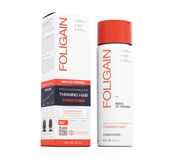 Foligain, Odżywka Przeciw Łysieniu Dla Mężczyzn O Potrójnym Działaniu Z 2% Trioxidil, 236ml - Foligain