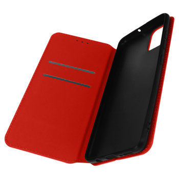 Folio Samsung Galaxy A51 Etui z uchwytem na kartę Funkcja stojaka wideo Czerwony - Avizar
