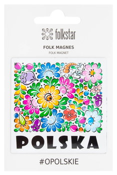 Folkowy Magnes Na Lodówkę Wzory Opolskie Polska Folkstar - Folkstar
