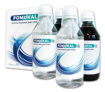 Fomukal, Płyn do płukania jamy ustnej, 1 zestaw (2x 225ml+ 2x 225ml) - Fomukal