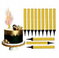 Fontanna tortowa 18cm raca na tort weselny urodziny świeca świeczka 12szt