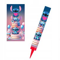 FONTANNA TORTOWA RACA NA TORT ŚWIECZKA LILO I STITCH STICH ANGEL 1SZT 12CM