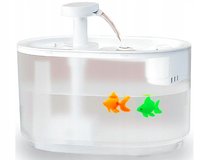 Fontanna wodna dla zwierząt ELS PET 3500ml Biała. Poidło dla kotów i psów