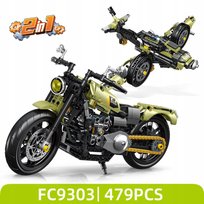 | FORANGE | Khaki Motor Czopper Klocki konstrukcyjne 479el.