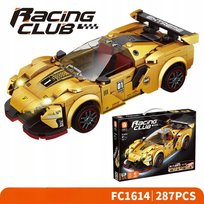 | FORANGE |Złote Auto Sportowe Klocki konstrukcyjne 287el.
