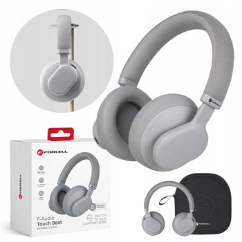 FORCELL F-AUDIO słuchawki bezprzewodowe Touch Beat wygłuszanie ANC + etui - Forcell
