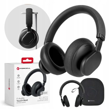 FORCELL F-AUDIO słuchawki bezprzewodowe Touch Beat wygłuszanie ANC + etui - Forcell