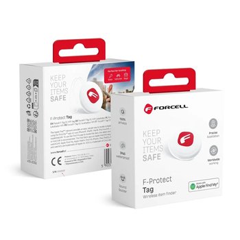 FORCELL F-PROTECT F-TAG F01 lokalizator Find My biały - Forcell