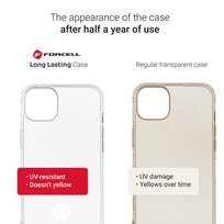 FORCELL F-PROTECT Long Lasting thin case for IPHONE 13 PRO MAX transparent