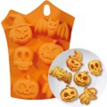 Foremka silikonowa na ciasteczka DYNIA CZASZKA NIETOPERZ HALLOWEEN 23x15cm - ABC