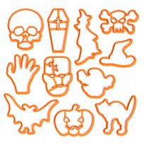 Foremki ciastek Halloween Zestaw 11 szt.