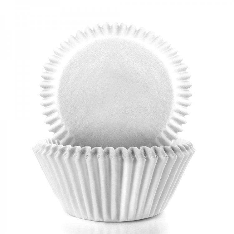 Foremki do muffinek i babeczek IBILI 735900, białe, 100 szt.