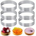 FOREMKI DO TARTALETEK FORMA PERFOROWANA DO PIECZENIA TARTY RING RANT 6SZT&nbsp;-&nbsp;Inny producent