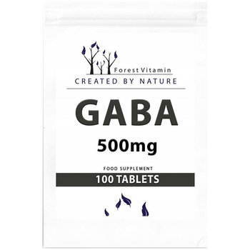Forest Vitamin, Gaba 500mg,  Suplement diety, 100 tab. - Forest Vitamin