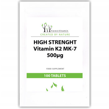 FOREST VITAMIN High Strenght Vitamin K2 MK-7 500ug 100tabs - Forest Vitamin