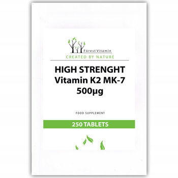 FOREST VITAMIN High Strenght Vitamin K2 MK-7 500ug 250tabs - Forest Vitamin