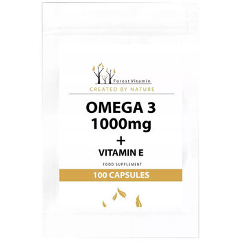 Forest Vitamin, Omega 3 1000mg+Vitamin E,  Suplement diety, 100 kaps. - Forest Vitamin