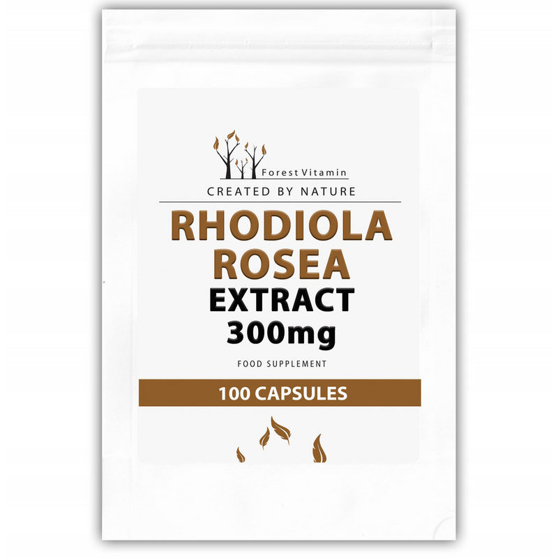 Фото - Вітаміни й мінерали Forest Vitamin Rhodiola Rosea Extract 300Mg Suplement diety, 100 kaps. 