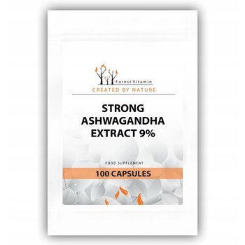 Forest Vitamin Strong Ashwagandha Extract 9% Suplement diety, 100 kaps. - Forest Vitamin