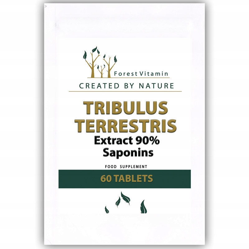 Zdjęcia - Witaminy i składniki mineralne Forest Vitamin Tribulus Terrestris Extract 90 Saponins 60Tabs 