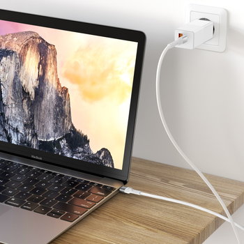 Forever, Core Kabel High Power USB-C - USB-C 2,0 m, biały 100W do GaN - TelForceOne