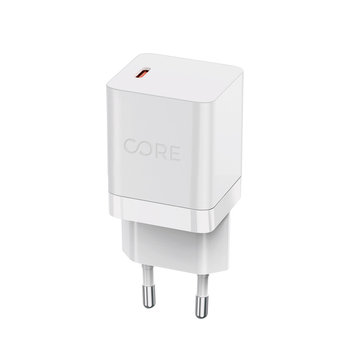 Forever, CORE ładowarka sieciowa PD SMART 1x USB-C 20W biała - TelForceOne S.A.