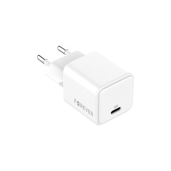 Forever Ładowarka sieciowa GaN PD QC TC-08-20C 1x USB-C 20W biała - TelForceOne S.A.