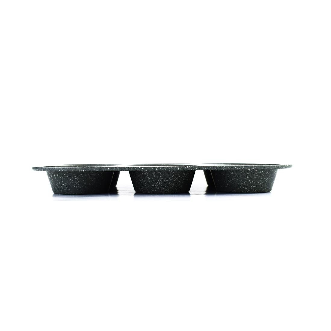 Forma do muffinek DUKA Gota Bake, szara, 27x18x2,3 cm