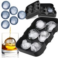 FORMA FOREMKA DO LODU SILIKONOWA 6 KUL LODOWYCH DO NAPOJÓW DRINKÓW LÓD