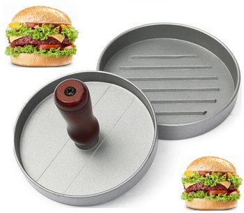 Forma prasa do burgerów hamburgerów 12cm aluminium - Inny producent