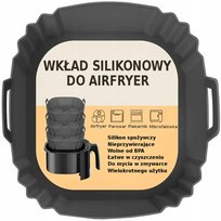 FORMA SILIKONOWA DO AIR FRYER FRYTKOWNICY WKŁAD DO PIECZENIA KOANNI