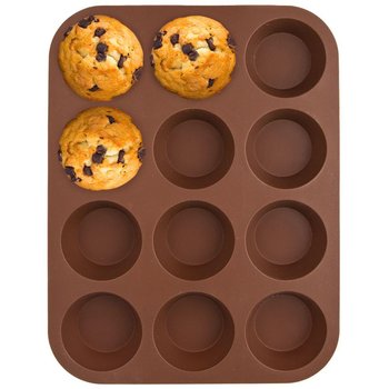 Forma SILIKONOWA na muffinki do pieczenia muffinek babeczek 12 sztuk - Orion