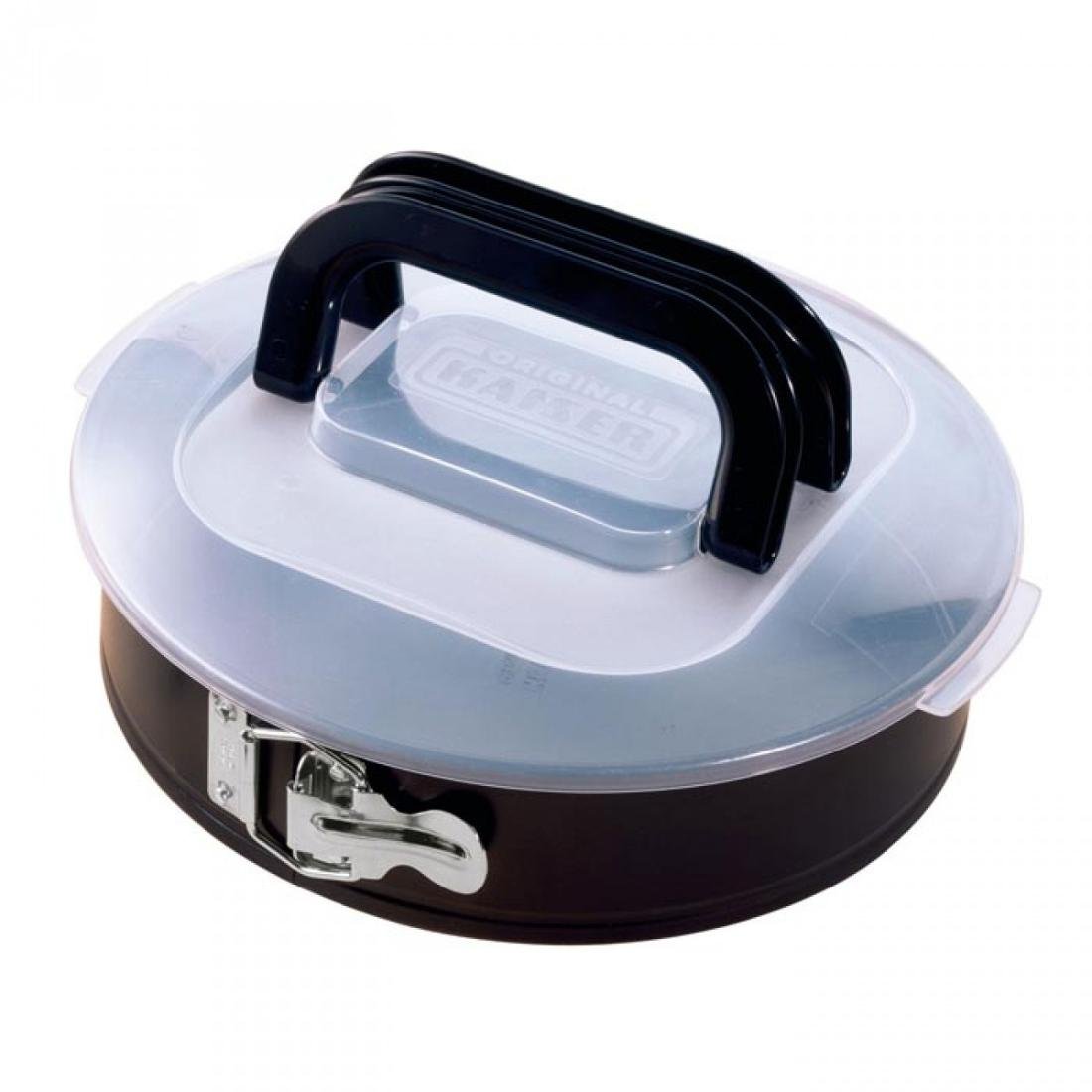 Forma z pokrywą Bake&Take Kaiser, czarny, 26 cm