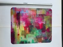 Formatka filcowa, dekoracyjna, z nadrukiem 38x32 cm – filc ekologiczny 1,5 mm, do rękodzieła, DIY, decoupage, naszywek, podkładka na stół  – ARCO Design, kolorowy motyw artystyczny Gest