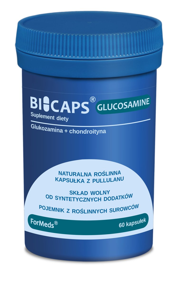 Фото - Вітаміни й мінерали Formeds Suplement diety,  bicaps Glukozamina 60 kaps. 