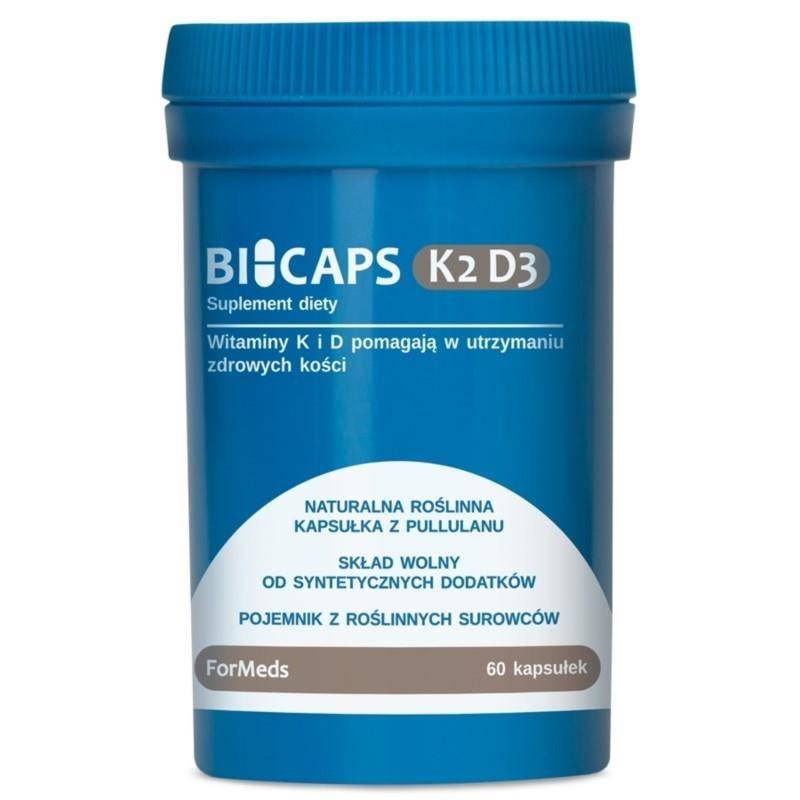 Фото - Вітаміни й мінерали Formeds Suplement diety,  Bicaps K2 D3 60 k odporność 
