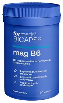 ForMeds BICAPS MAG B6 60 kaps. P-5-P cytrynian magnez nerwy VEGAN - Formeds