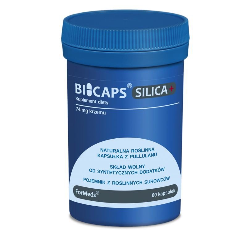 Фото - Вітаміни й мінерали Formeds Bicaps Silica+  - Suplement diety, 60 kaps. (Krzem)