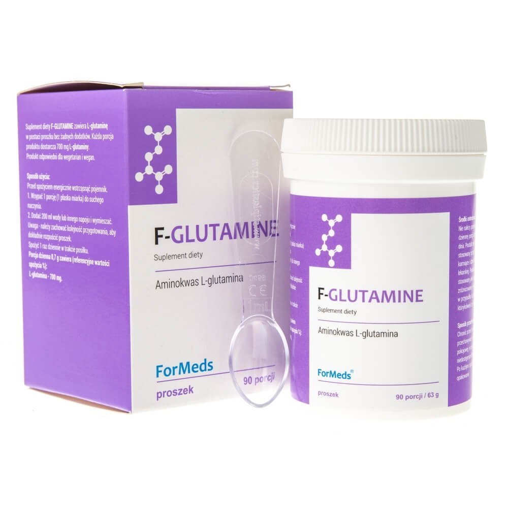 Фото - Вітаміни й мінерали Formeds F-Glutamine, 63 g Suplement diety 