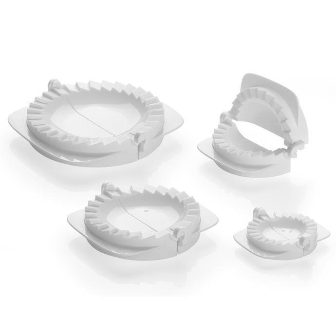 Formy do pierogów TESCOMA, plastikowe, różne rozmiary, 4 szt.
