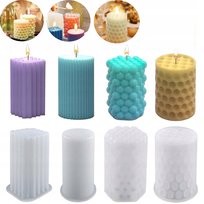 FORMY FOREMKI DO ŚWIEC ŚWIECZEK ROBIENIA ŚWIECZKI AKCESORIA BOGATY ZESTAW