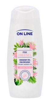 Forte Sweeden, On Line, Kremowy żel pod prysznic Różowa Frezja, 400 ml - FORTE SWEEDEN