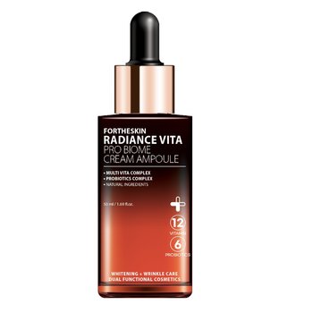 FORTHESKIN, Radiance Vita rozjaśniająca ampułka kremowa z witaminami 50ml - FORTHESKIN