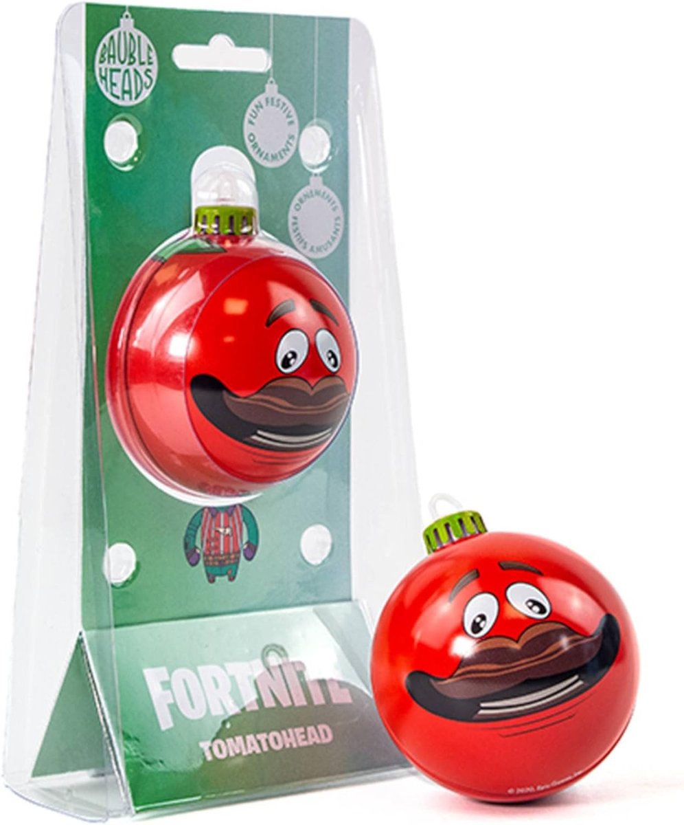 Фото - Новорічні іграшки Fortnite Boże Narodzenie Głowa Pomidora 