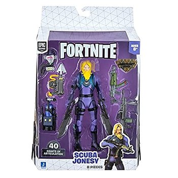 FORTNITE MOLTEN LEGENDS (SQUAD MODE) - Four 4-inch Articulated Figures with  Weapons, Harvesting Tools, and Back Bling 