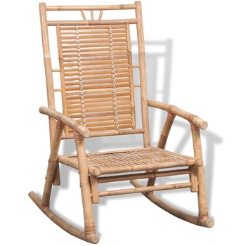 Fotel bambusowy ogrodowy 66x86x105 cm, kolor: natu - Zakito Europe