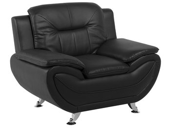Fotel BELIANI Leira, czarny, 88x113x86 cm - Beliani